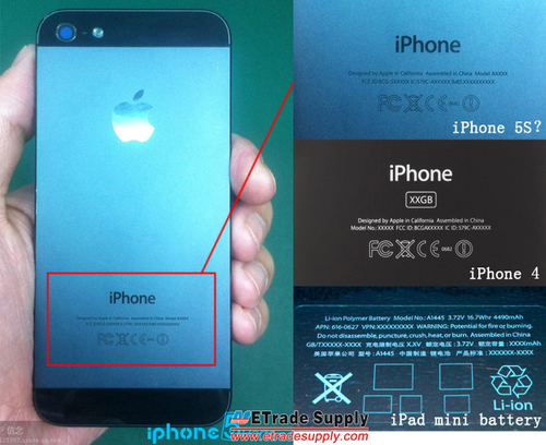 Hình ảnh rò rỉ của iPhone 5S